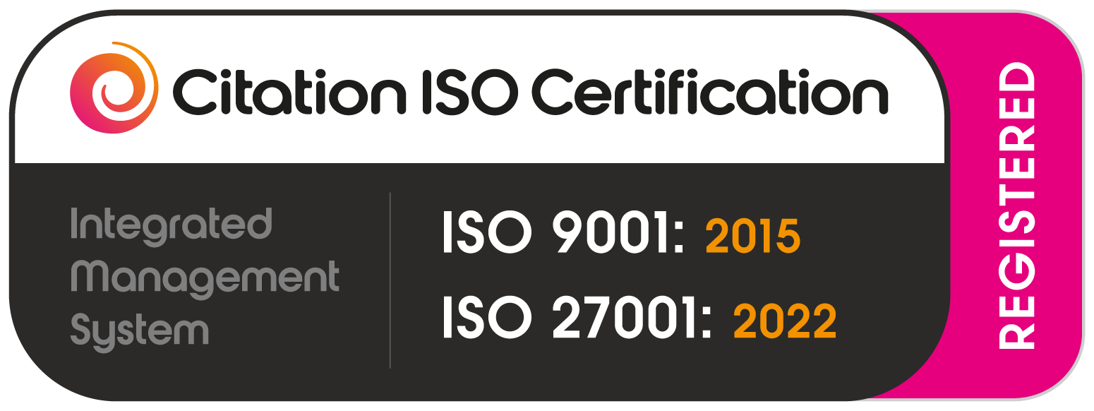 Citation ISO Certification | Integrated Management System ISO-9001 2015 and ISO-27001 2022 Certified